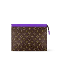 Louis Vuitton Клатч Pochette Voyage MM Dark Violet - фото 1