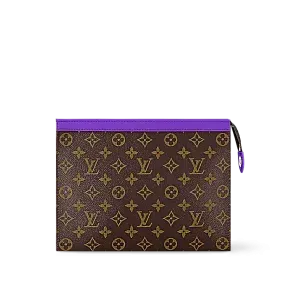 Louis Vuitton Клатч Pochette Voyage MM Dark Violet - фото 1