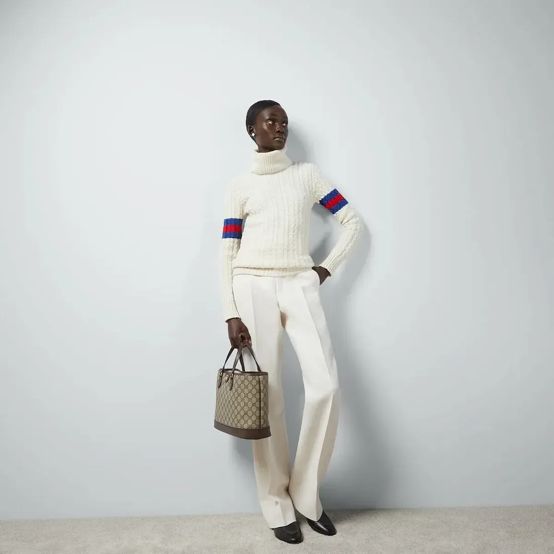 Gucci Сумка-тоут Ophidia Brown - фото 2