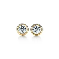 Tiffany & Co. Серьги Elsa Peretti Diamonds by the Yard Earrings Yellow Gold - фото 1