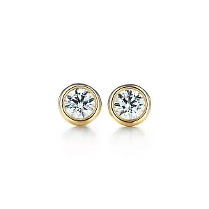 Tiffany & Co. Серьги Elsa Peretti Diamonds by the Yard Earrings Yellow Gold - фото 1