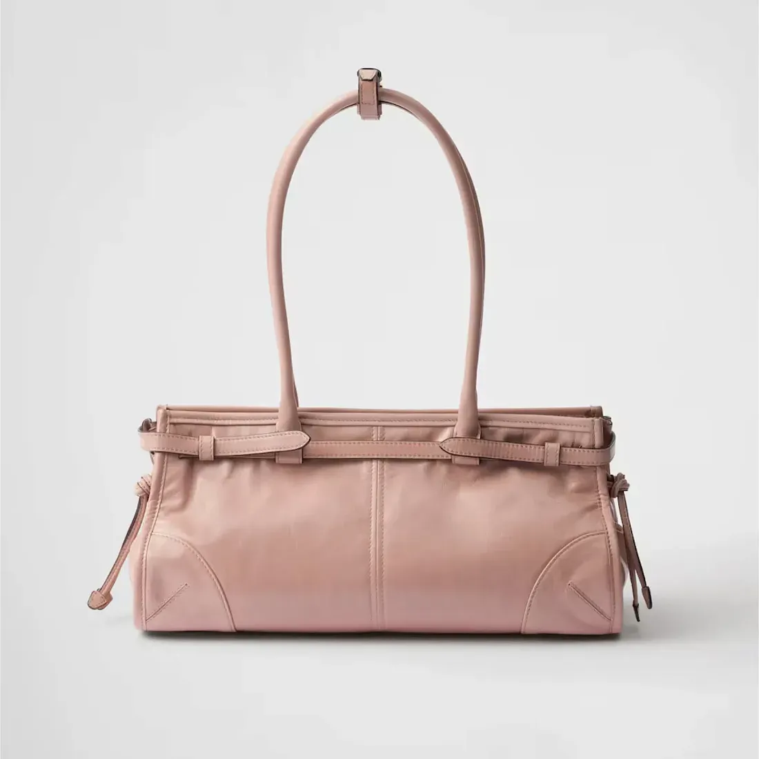 Prada Средняя кожаная сумка Lilli-Of-The-Valley - фото 4