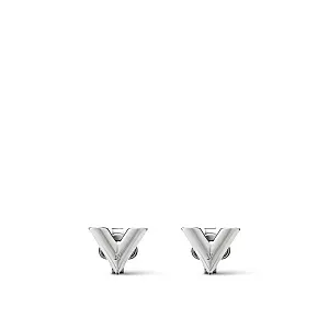 Louis Vuitton Серьги-пусеты Essential V Silver - фото 1