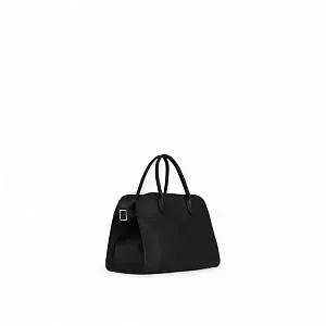 The Row Сумка Soft Margaux 12 из кожи Black - фото 2