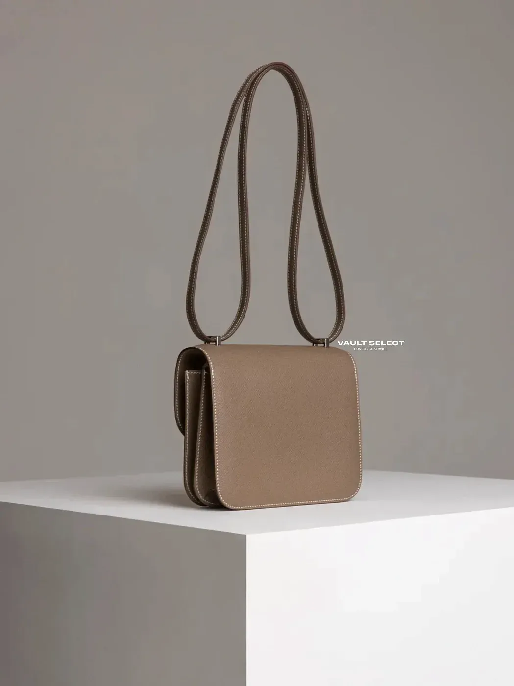 Hermès Сумка Constance 18 Mini Etoupe Epsom Palladium Hardware - фото 5