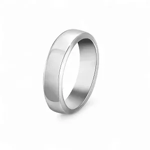 Van Cleef & Arpels Обручальное кольцо Toujours Men 5 мм Platinum - фото 1