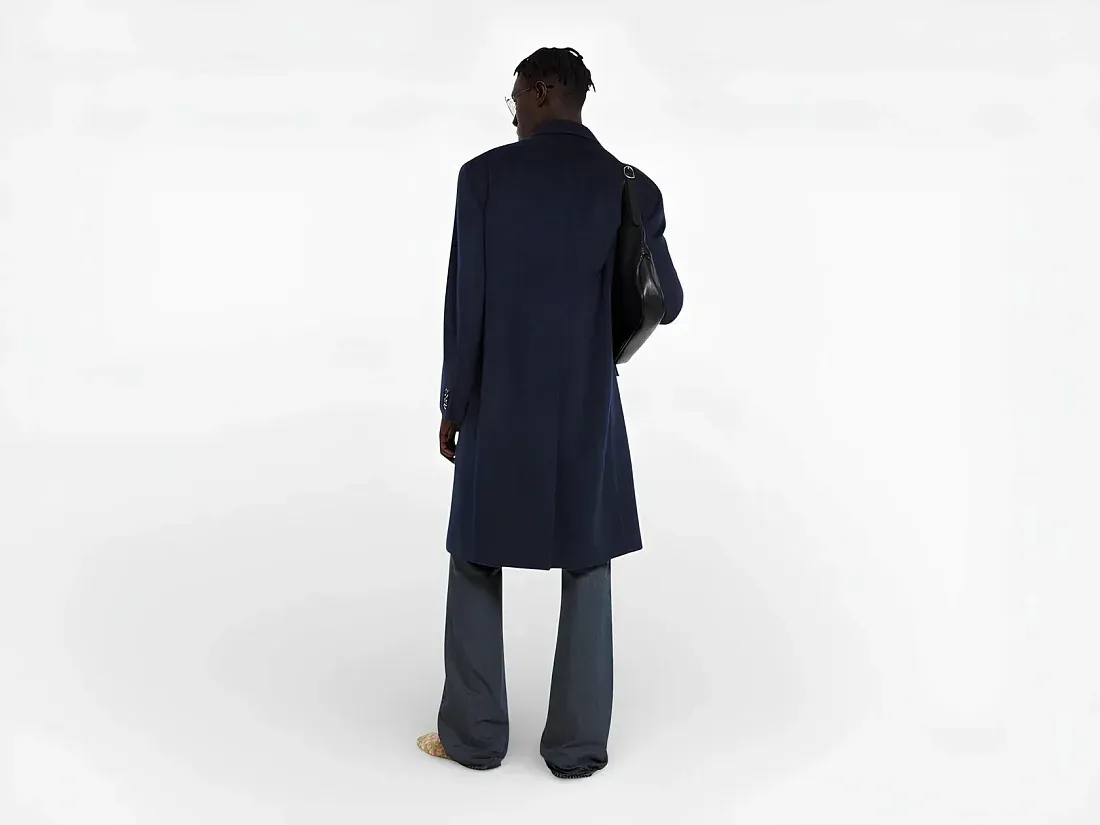 Gucci Пальто La Famiglia Dark Blue - фото 3