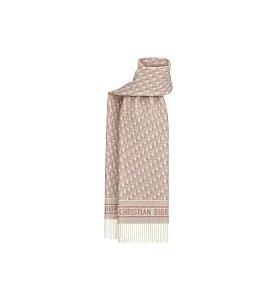 Dior Шарф Oblique Pink - фото 2