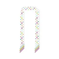 Louis Vuitton Шелковая лента Monogram Multicolor BB TM x White - фото 1