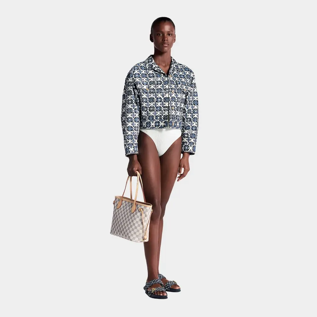 Louis Vuitton Мюли Bom Dia Flat Comfort Bleu Fonce - фото 2