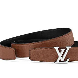 Louis Vuitton Двухсторонний ремень Heritage 35 мм Cognac - фото 3