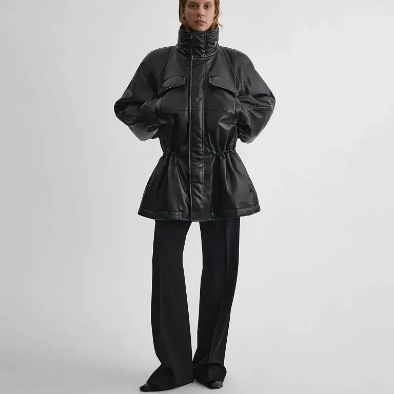 Стеганая куртка с собранной талией Phoebe Philo - фото 2
