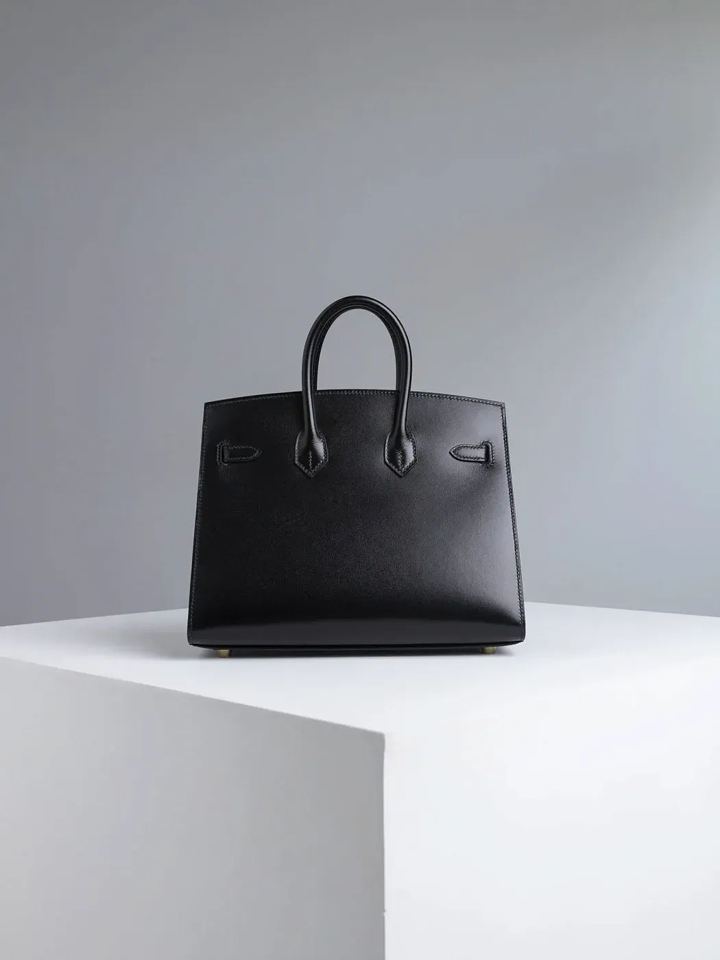 Hermès Сумка Birkin 25 Black Box Sellier Gold Hardware - фото 4