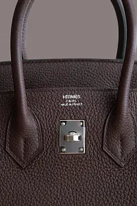 Hermès Сумка Birkin 25 Rouge Sellier Togo Palladium Hardware - фото 3