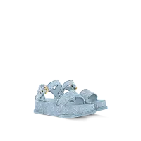 Louis Vuitton Босоножки Maya Flatform Light Blue - фото 1