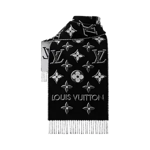 Louis Vuitton Шарф LV Essential Shine Black - фото 2