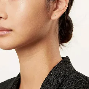 Tiffany & Co. Серьги Elsa Peretti Diamonds by the Yard Earrings Yellow Gold - фото 2