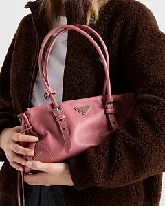 Prada Сумка-тоут Bonnie Lotus Pink - фото 5