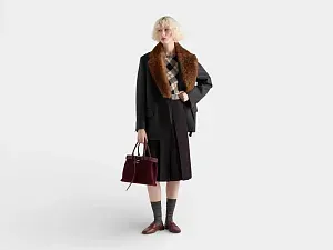 Prada Сумка средняя Burgundy - фото 2