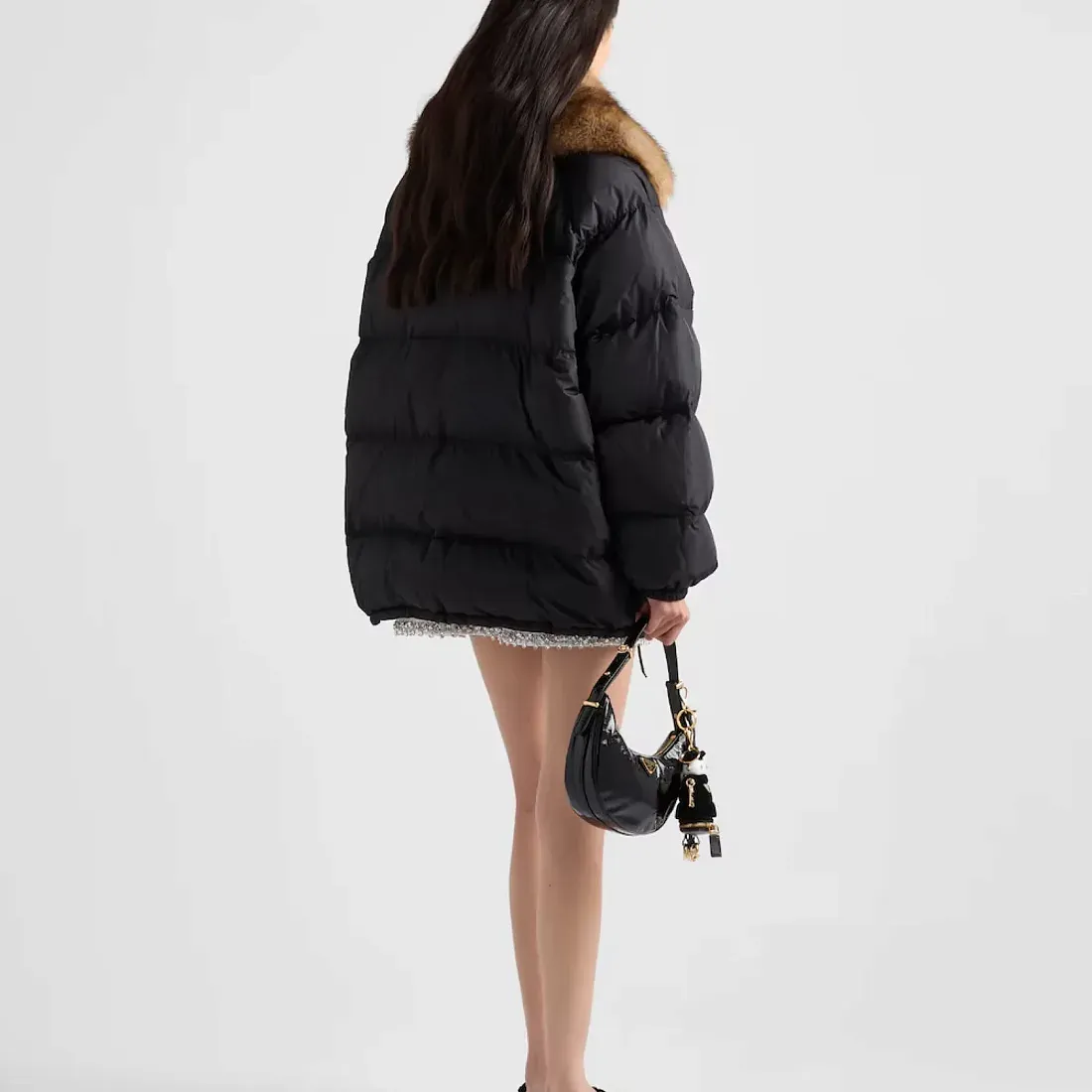Prada Пуховая куртка из технологичной парусины - фото 5