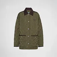 Prada Легкая куртка из Re-Nylon Military Green - фото 1