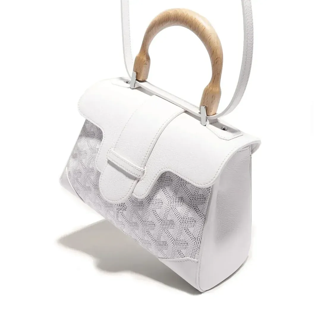 Goyard Мини-сумка Saigon Souple White - фото 2
