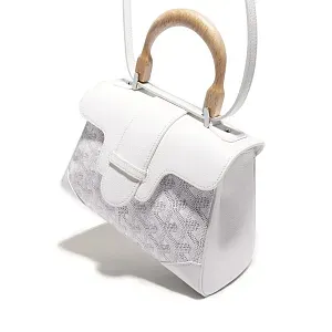 Goyard Мини-сумка Saigon Souple White - фото 2