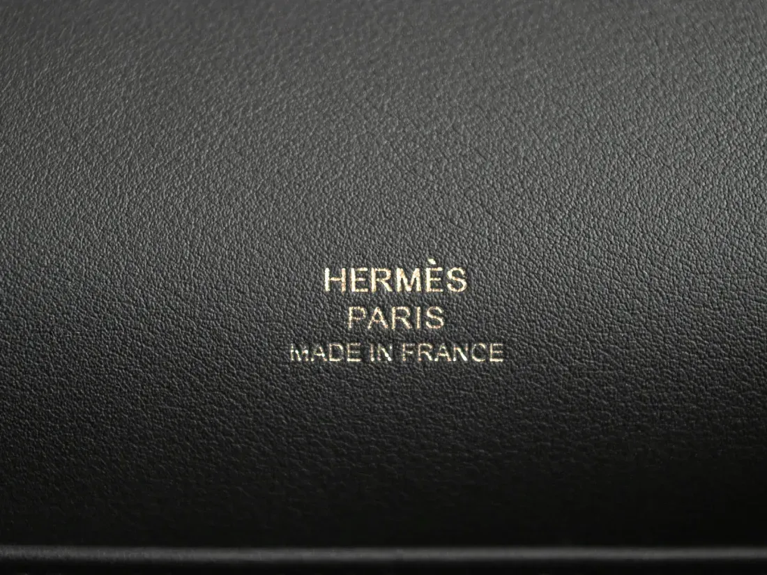 Hermès Сумка Pochette Kelly Mini Black Swift Gold Hardware - фото 3