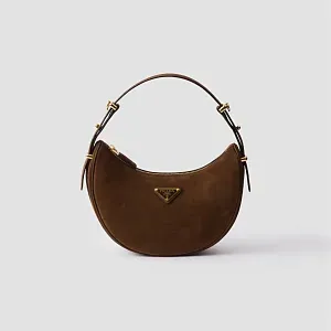 Prada Сумка на плечо Arque из замши - фото 1