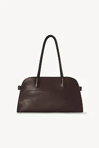 The Row Сумка Margaux Shoulder 12 из кожи Black - фото 3
