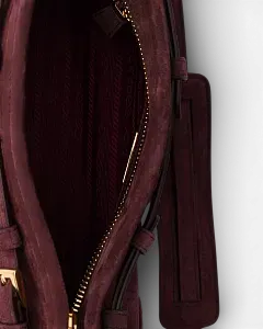 Prada Сумка Bonnie small suede shoulder - фото 5
