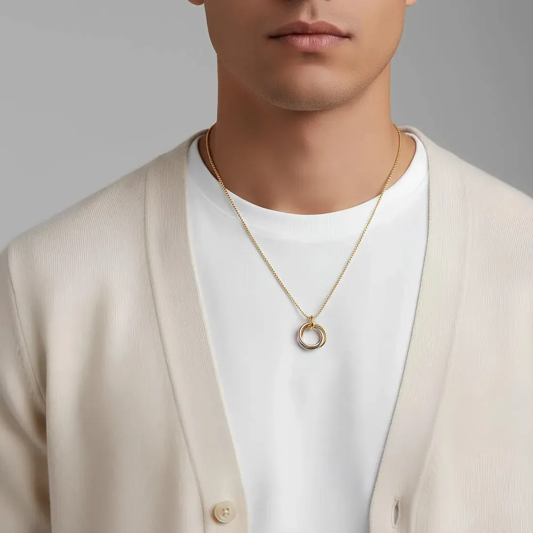 Cartier Кулон Trinity, medium model, diamonds Men - фото 2