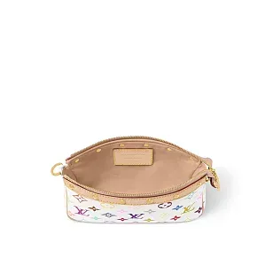 Louis Vuitton Клатч Pochette Accessoires TM x Multicolore White - фото 4