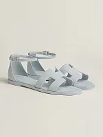 Hermès Сандалии Santorini Bleu Glacier - фото 1