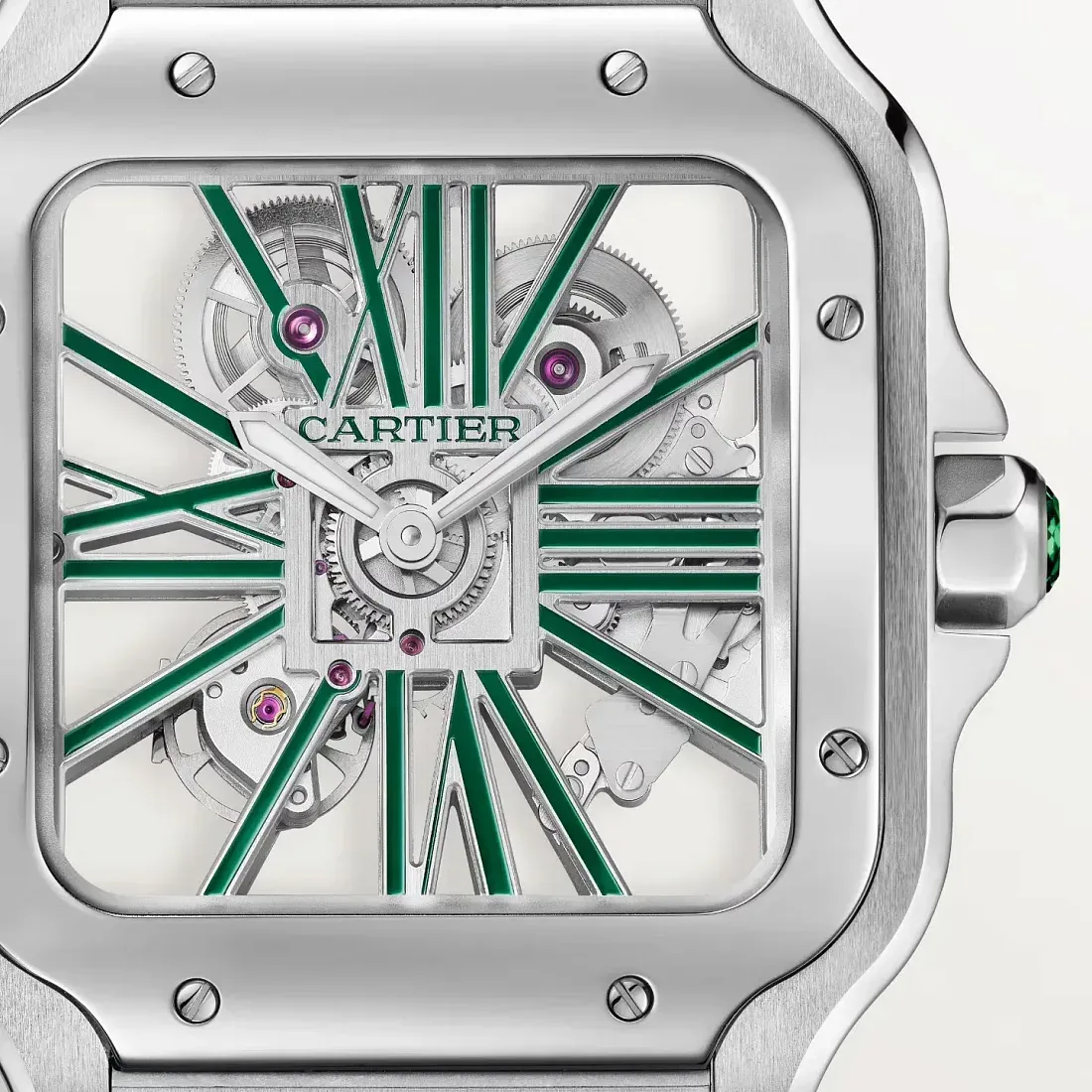 Cartier Часы Santos de skeleton watch Men - фото 4