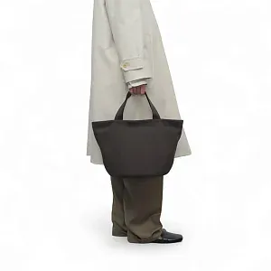 The Row Сумка Sisal Tote Brown из хлопка - фото 2