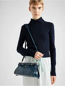 Prada Маленькая кожаная сумка через плечо Denim - фото 2