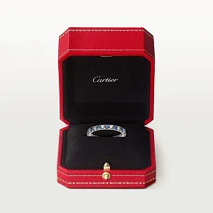 Cartier Обручальное кольцо с сапфирами и бриллиантами Etincelle de 2,6 мм - фото 4