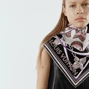 Louis Vuitton Платок-каре 90 Ultimate 3D Black - фото 2