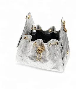 Chanel Маленькая сумка 25 Silvery - фото 3