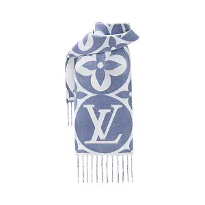 Louis Vuitton Шарф LV Medallion Blue - фото 3