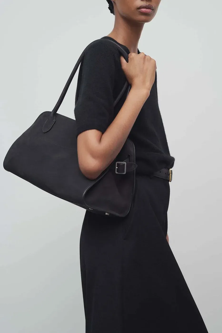 The Row Сумка Margaux Shoulder 12 Bag из нубука - фото 2