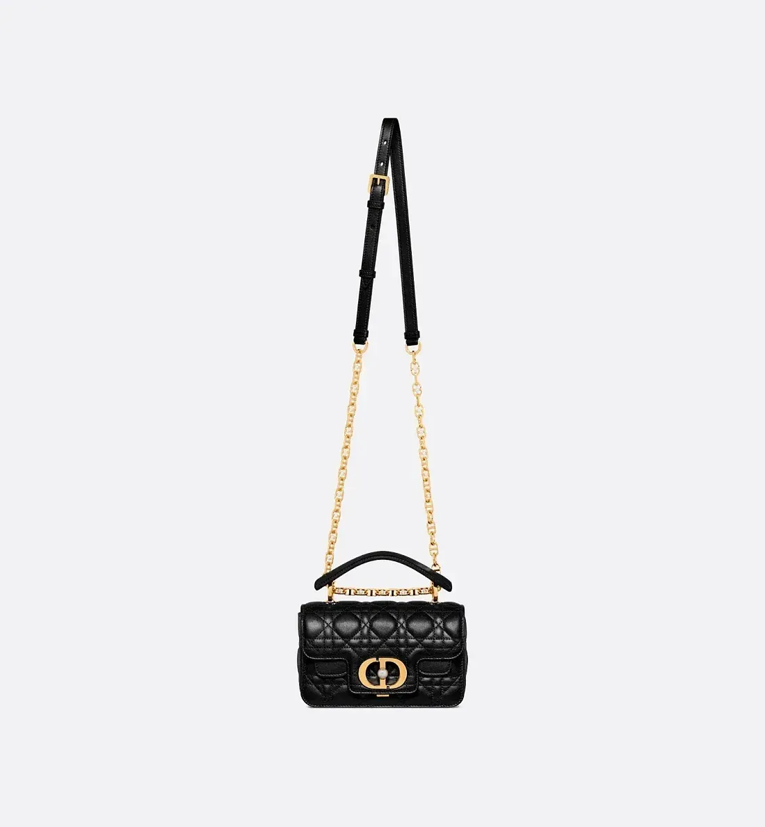 Dior Сумка Top Handle Jolie мини-формата Black - фото 6