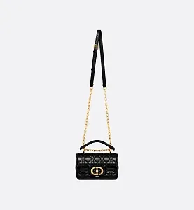 Dior Сумка Top Handle Jolie мини-формата Black - фото 6