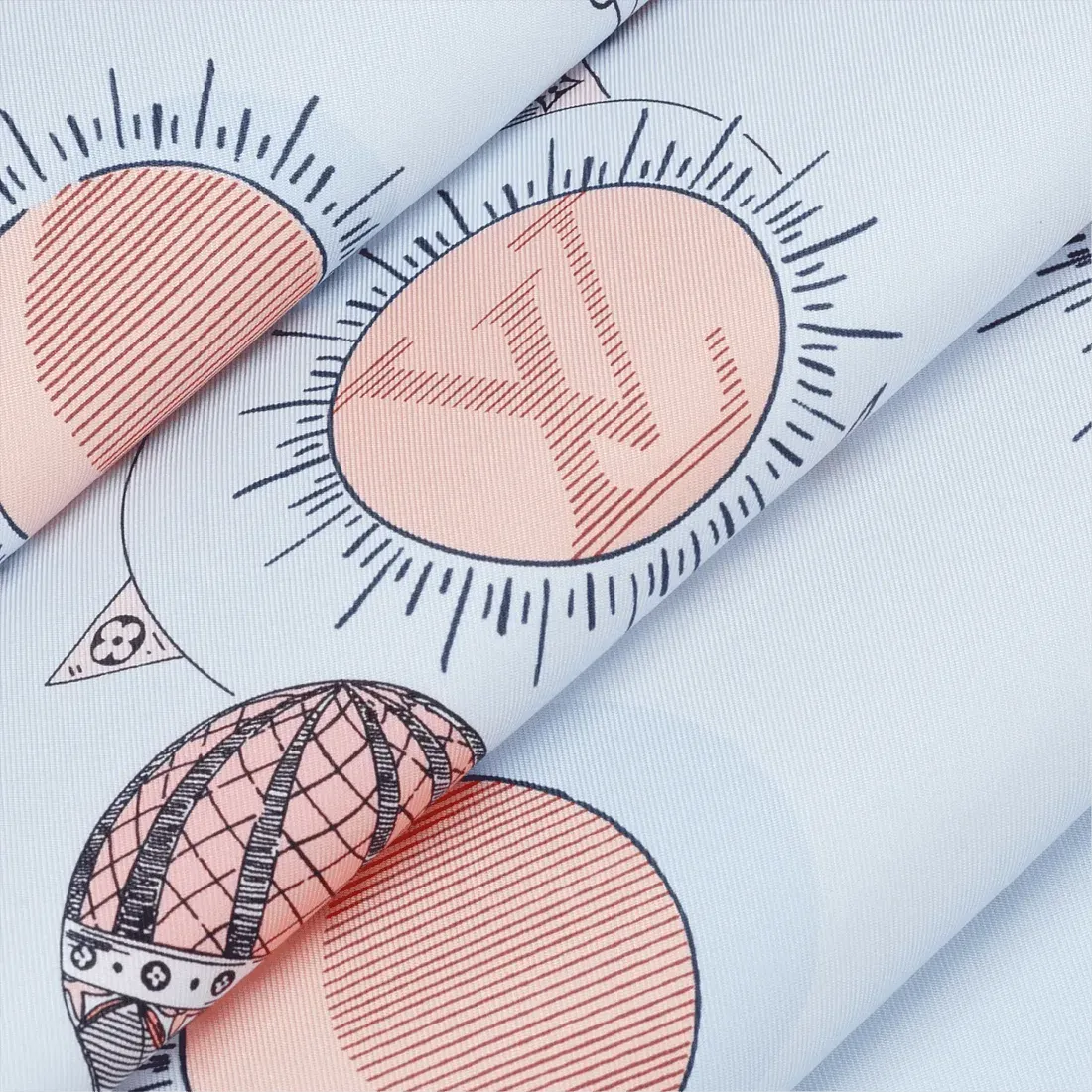 Louis Vuitton Платок-каре Eclipse 90 Bleu Clair - фото 4