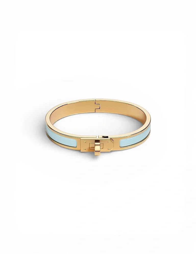 Браслет Mini Clic Kelly Hermes Bleu Polaire - фото 1