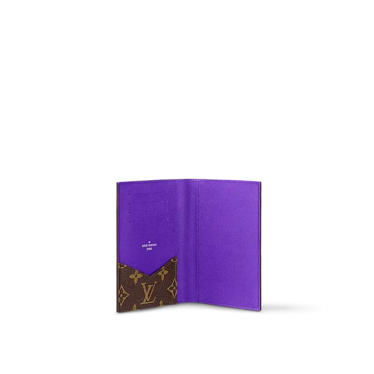 Обложка для паспорта Louis Vuitton Dark Violet - фото 2