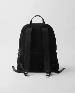 Prada Рюкзак из ре-нейлона и сафьяновой кожи Black - фото 3