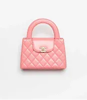 Chanel Сумка-мини shopping bag Кораллово-розовый - фото 1