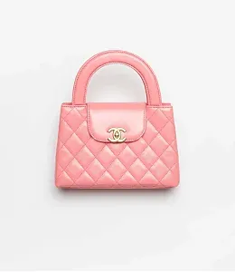 Chanel Сумка-мини shopping bag Кораллово-розовый - фото 1